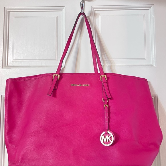 Michael Kors Jet Set Pink Large - Picture 7 of 10